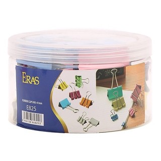 Kẹp Bướm Màu Eras 41mm - E825 - Hộp Nhựa - Eras