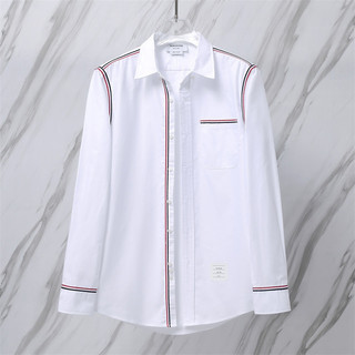 Hàng sẵn có 4TH01M65E Ruy băng nhỏ xung quanh Cặp đôi Áo sơ mi thể thao Áo dài tay Áo Unisex