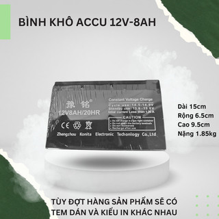 Bình khô accu 12v - 8ah