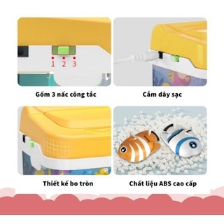 Đồ Chơi Câu Cá Bể Cá Có Đèn, Nhạc Cho Bé
