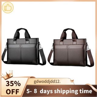 Cao Cấp LINGZHIDAISHU Thương Hiệu Kinh Doanh Nam Cặp Túi Xách Chất Lượng Cao Da Nam Túi Laptop Túi Messenger Nam