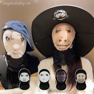 Mặt nạ toàn mặt 3D Speed Ngộ nghĩnh Emoticon Kem chống nắng toàn mặt Les Masques Spoof Head Cover Mesh Gạc Face Shield