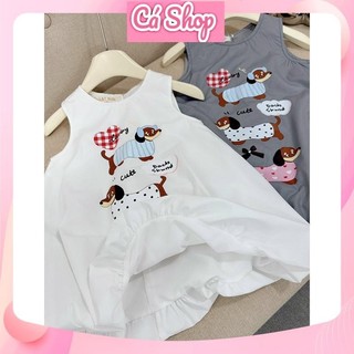 Xả Váy đầm CS371 thô bom cho bé gái