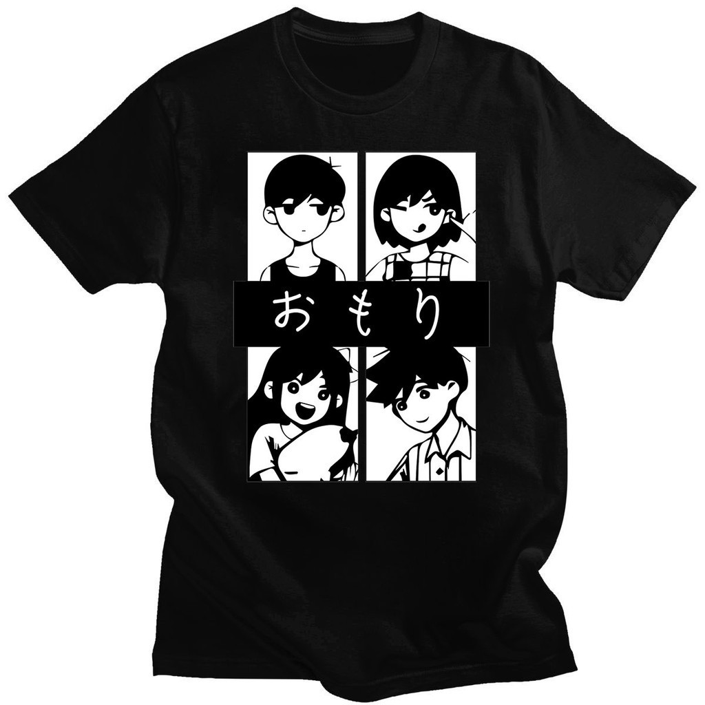 Phong Cách 2024 Độc Đáo Phổ Biến Áo Omori Áo Thun Cặp Đôi In Hình Hip-pop Thường Ngày Chất Lượng Cao