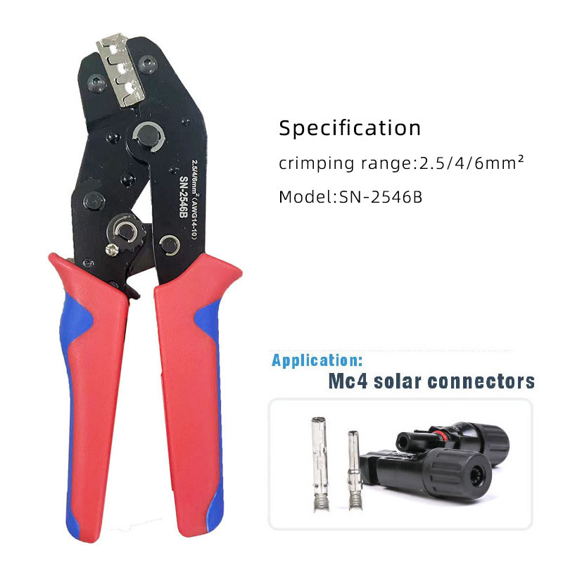 Mc4 PV Cable Connector Crimper SN-2546B Kẹp Terminal Crimping Kìm Crimping Tool Crimping Terminal Đi