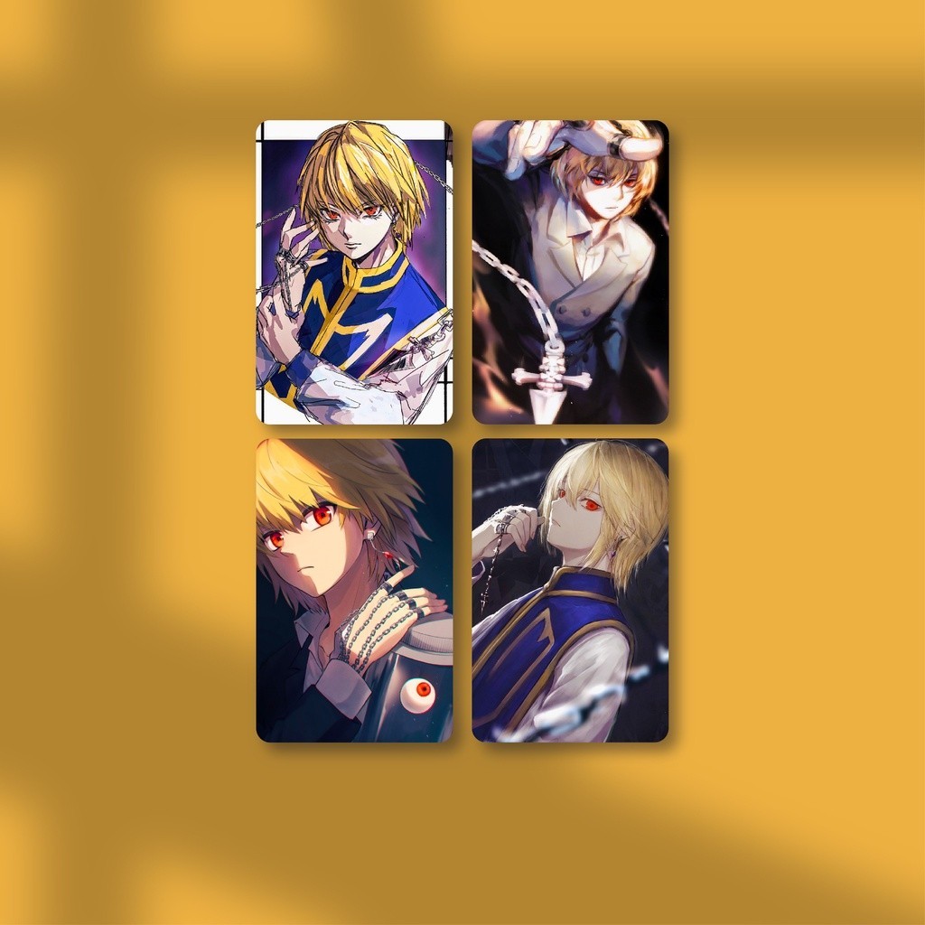 THẺ CARD BO GÓC ⭐️ Photocard Anime Kurapika Hunter x Hunter - Cán Màng Bóng Chống Xước