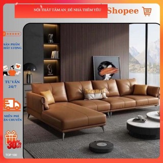 Sofa góc L , Sofa Góc L phòng khách , phong cách hiện đại , bọc da cao cấp TÂM AN