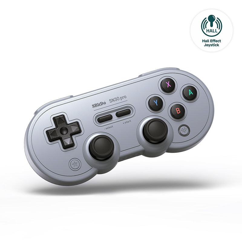 Tay cầm chơi game Bluetooth không dây 8BitDo SN30 Pro có hiệu ứng Hall cho Nintendo Switch, PC, Windows 10, 11, Steam Deck, Android, macOS