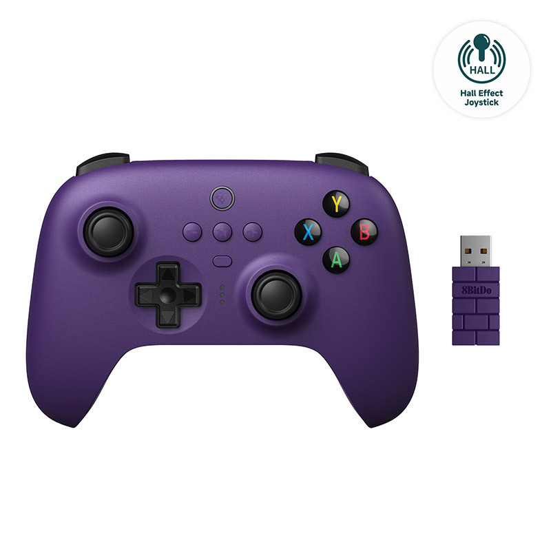 8bitdo - Mới Ultimate 2.4G Wireless, Bản cập nhật cần điều khiển hiệu ứng Hall, Bộ điều khiển chơi game cho PC, Windows Steam Deck, Android & iPhone
