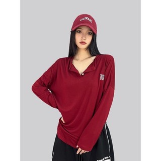 Áo ROKBBK-K lười thương hiệu sành điệu hiphop nữ nhảy Jazz/hip hop vải dài tay Hàn Quốc rộng rãi nhiều màu U62F