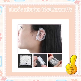 1 đôi chùm tai nhuộm tóc - dụng cụ nhuộm tóc