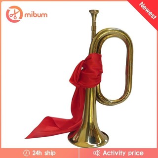 Đồng thau thổi Bugle 13 inch Dàn nhạc di động Trumpet tiêu chuẩn với vải đỏ
