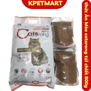 Thức Ăn Mèo Catsrang Túi 800g - Thức Ăn Hạt Cho Mèo Mọi Độ Tuổi - Hạt Cho Mèo - KPETMART