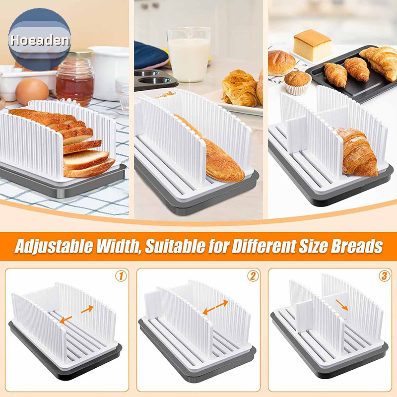 Máy thái bánh mì Hoeaden Máy thái bánh mì nướng có thể gập lại Máy thái bánh mì có khay vụn Máy cắt khuôn Máy cắt lát Dụng cụ nhà bếp VN