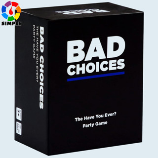 BAD CHOICES Party Game - The Have You Ever? Game - Hilarious Adult Card Game