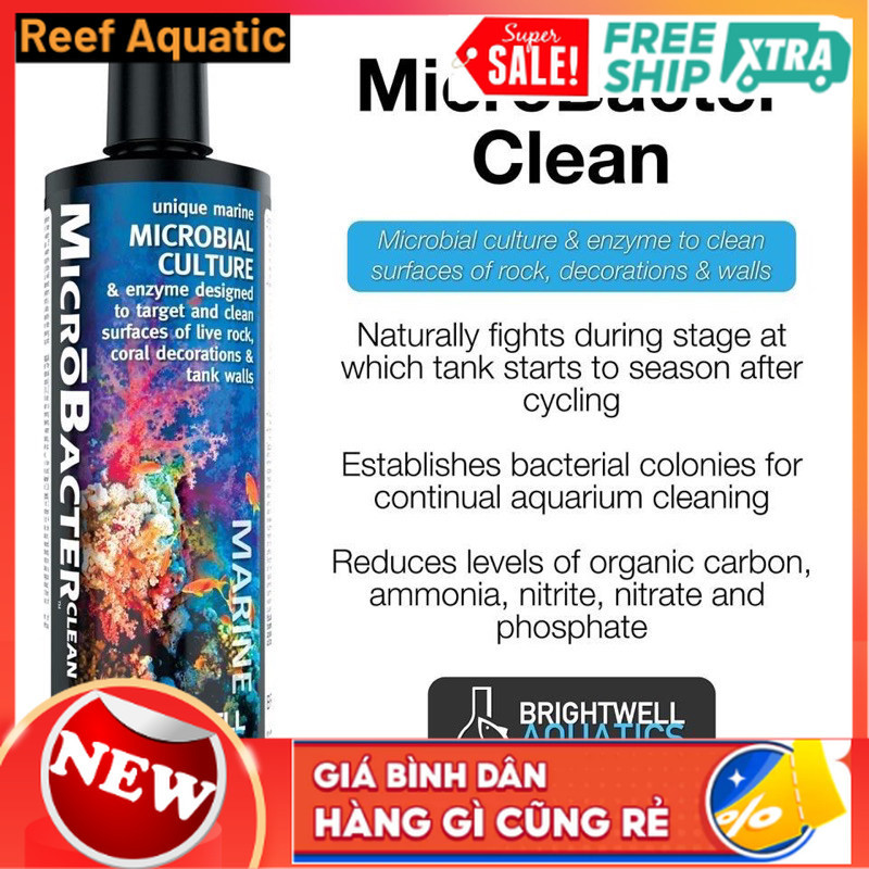 VI SINH MICROBACTER CLEAN – BRIGHTWELL AQUATICS