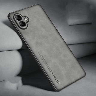Ốp Da Sang Trọng Cho Samsung Galaxy A06 Bảo Vệ Chống Sốc Mỏng Vỏ Điện Thoại Di Động Có Bảo Vệ Camera
