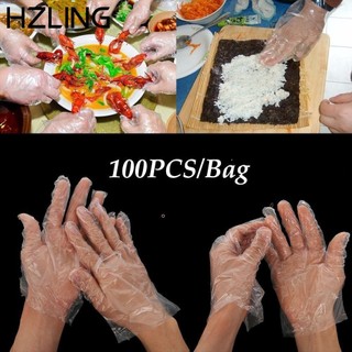 Set 100 găng tay nylon thiết kế dùng 1 lần