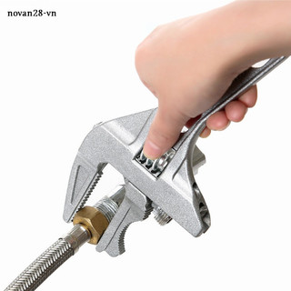 Wumei001 Cờ lê hệ thống nước phòng tắm Tay cầm ngắn Sửa chữa Cờ lê mở lớn Chậu rửa al Vòi Ống Ống Dụng cụ cầm tay TQ