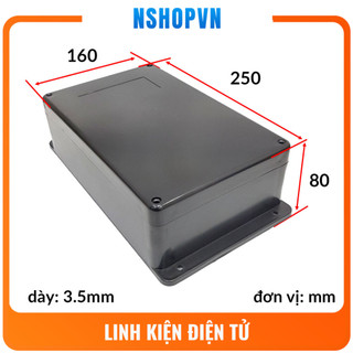 Hộp nhựa 250x160x80mm