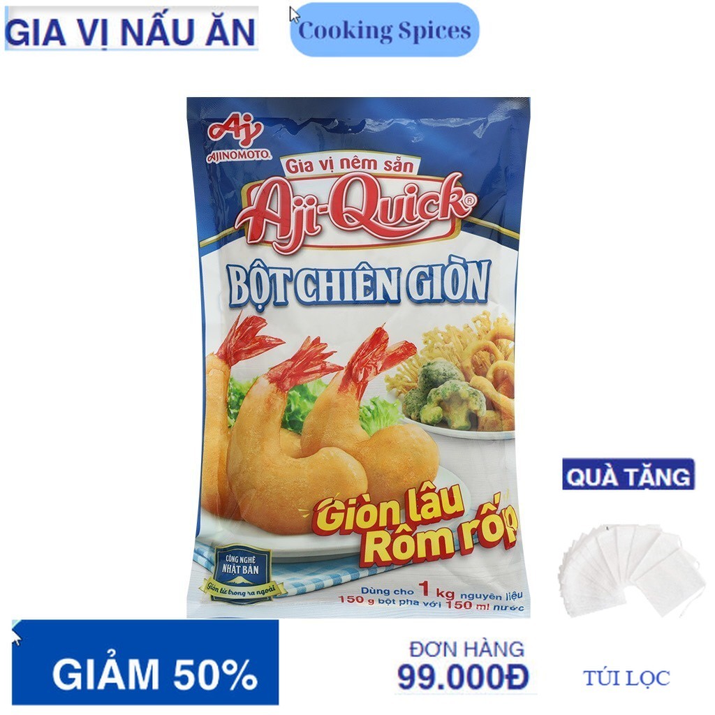 Bột chiên giòn Hải sản Aji Quick
