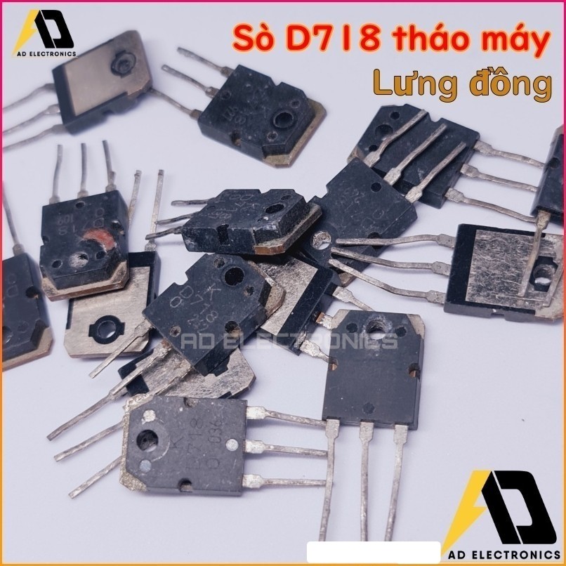 IC D718 lưng Đồng dày hàng tháo máy sò công suất