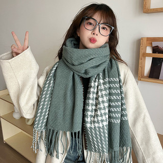 Mismemo  Khăn Cashmere Giả Mềm Mại Nữ Cao Cấp Phù Hợp Với Người Đi Làm Dày Cao Cấp Ấm Yếm Phong Cách Hàn Quốc Phong Cách Mới