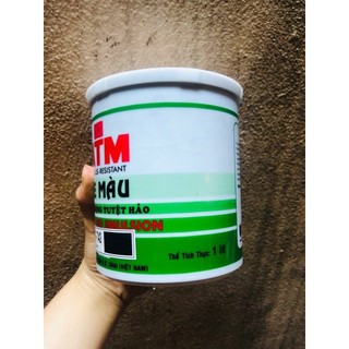 [Sơn chậu] Ve nước ATM màu đen, xanh (1L)