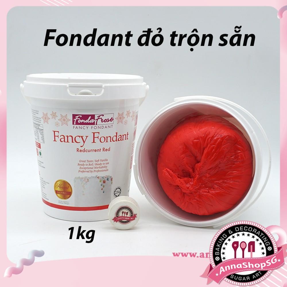 FONDANT ĐỎ FANCY 1KG