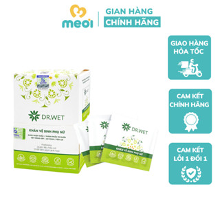 Khăn y tế vệ sinh, hỗ trợ làm sạch, khử mùi vùng kín phụ nữ tiện lợi DR.WET