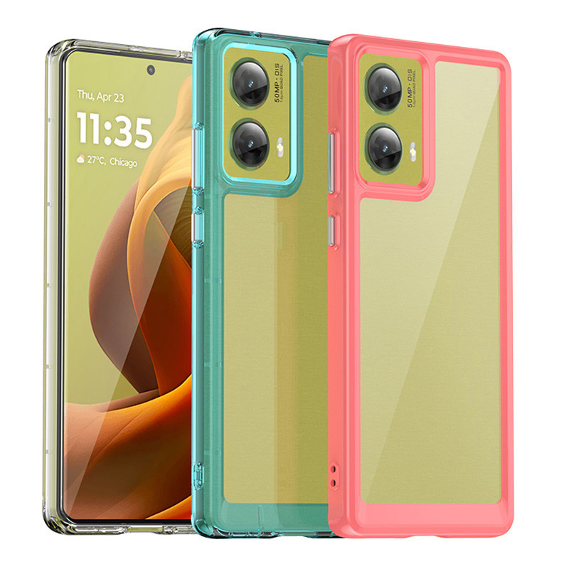Ốp điện thoại bảo vệ chống sốc Acrylic trong suốt Motorola Moto G85