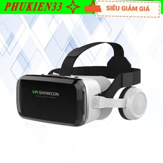 Kính thực tế ảo VR Shinecon G04BS 2021 hỗ trợ 6.7inch có tai nghe - Thấu kính bluelens chống ánh sáng xanh