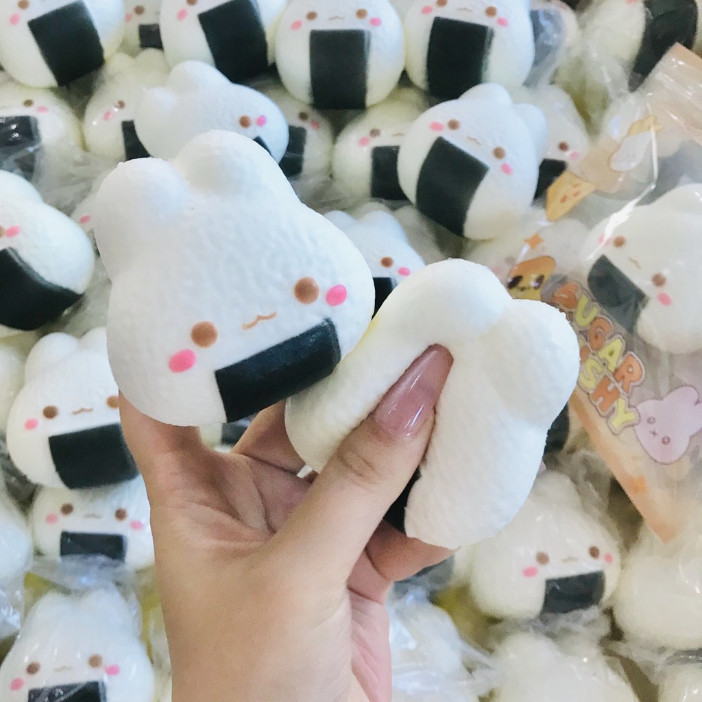 Sugar Squishy Bunny RiceRoll Squishy tăng chậm
