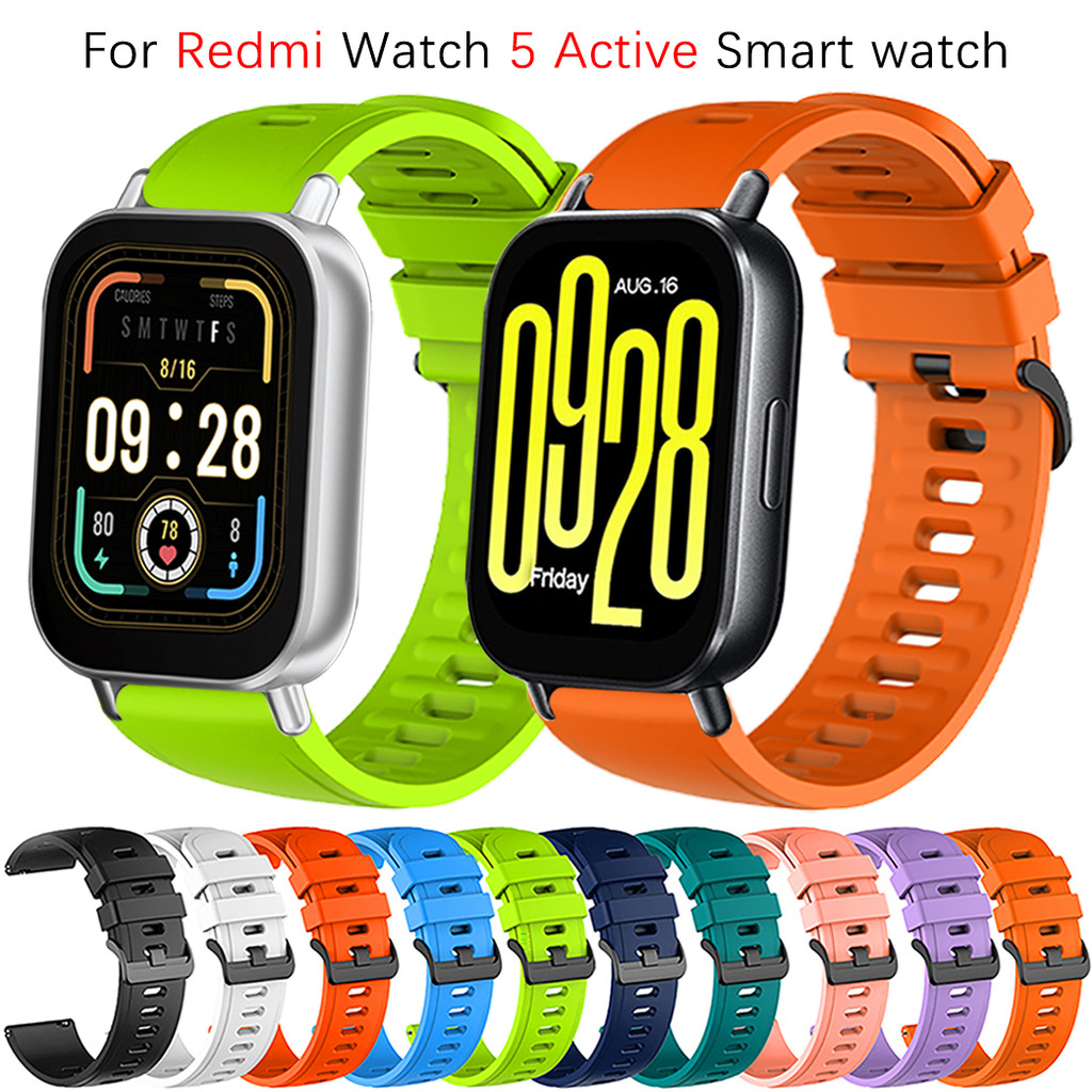 Dây đeo đồng hồ thay thế silicon mềm cho Redmi Watch 5 Active / Redmi Watch 5 lite Đồng hồ thông min