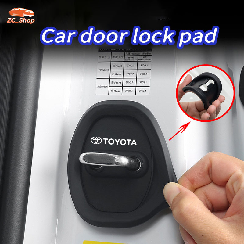 Toyota car door Anti-collision silicone pad Cover Door Lock Damping Silence Soundproof Pads for Toyo