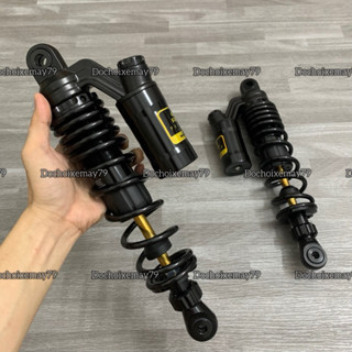  Phuộc sau RCB bình dầu đen ty vàng Wave Dream Sirius Future Fuled Cub PG1 Xe Điện 