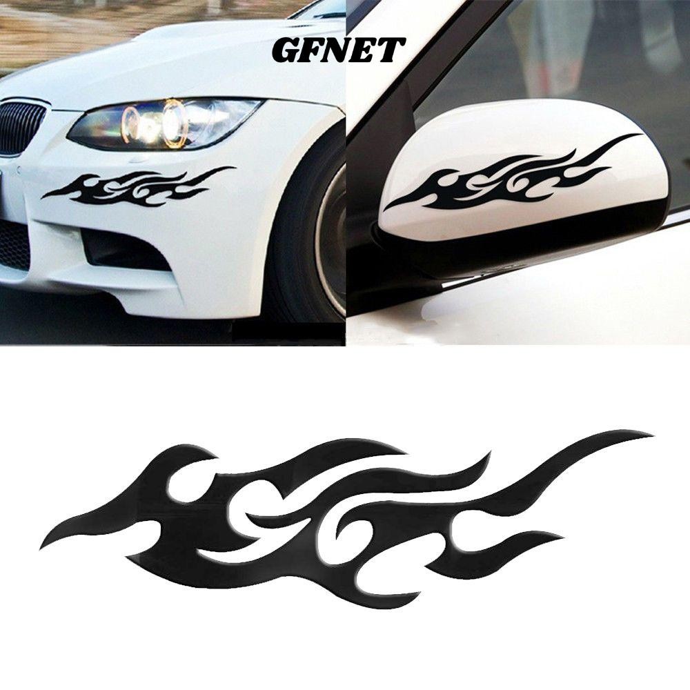 GFNET  2 Chiếc Decal Xe Mát Ngọn Lửa Phổ Biến Lửa