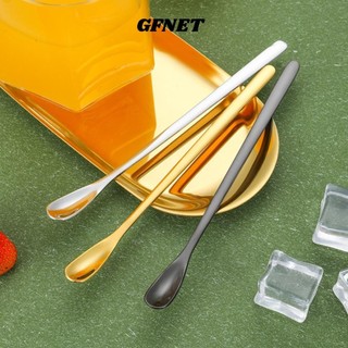 GFNET  Thìa tráng miệng, Thìa cà phê cấp thực phẩm có tay cầm dài, Bán chạy Phụ kiện nhà bếp tiện dụng bằng thép không gỉ đa năng