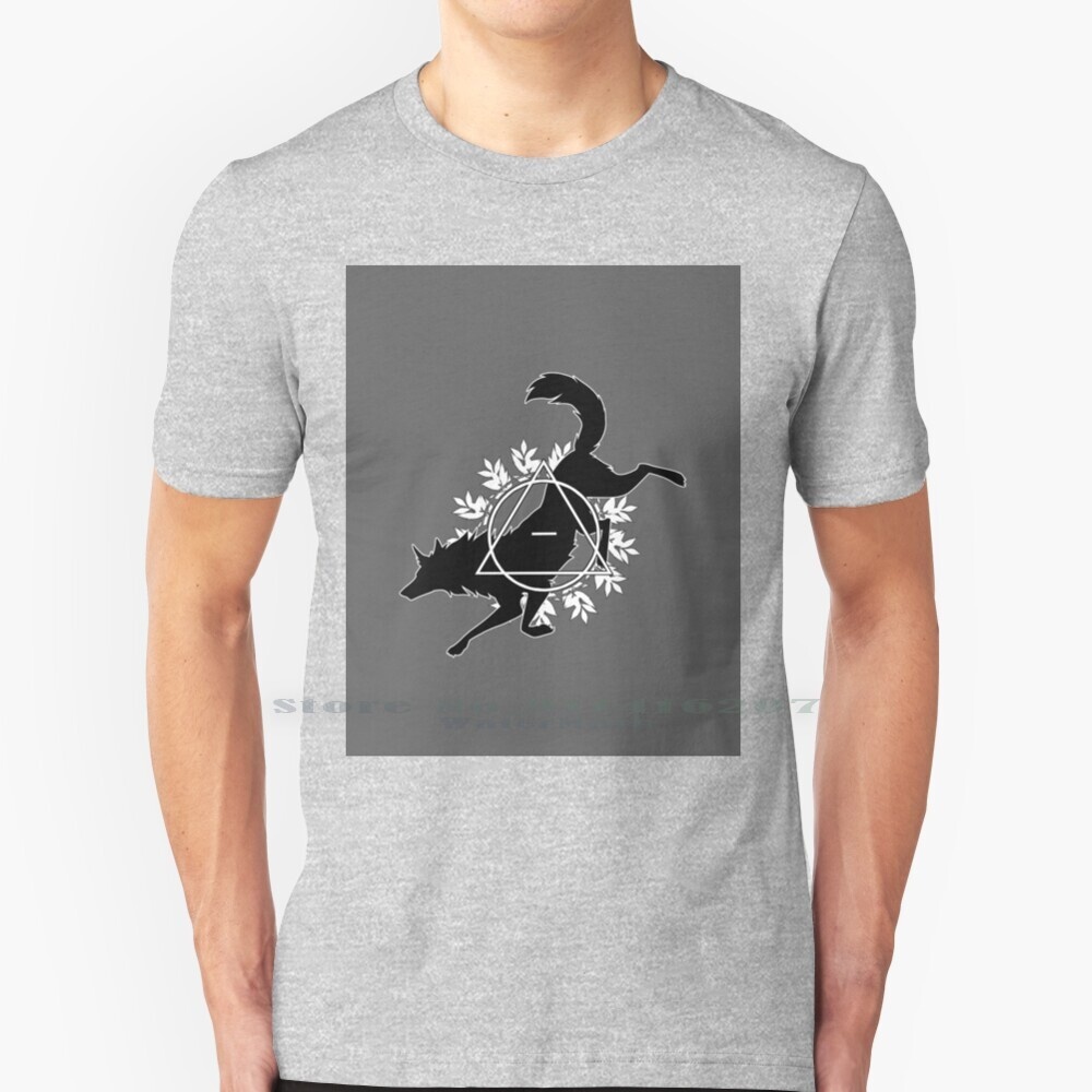 Theta - Delta Canine Áo 100% Cotton Nguyên Chất Sói Cáo Chó Coyote Therian Otherkin Theta Delta Động