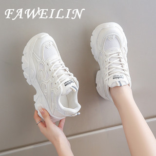 FAWEILIN Giày Thể Thao Thiết Kế Mới Thoáng Khí Giày thể thao nữ Đẹp mắt Phong cách Đế êm Bảnh bao FYD24A08XL 42Z241015