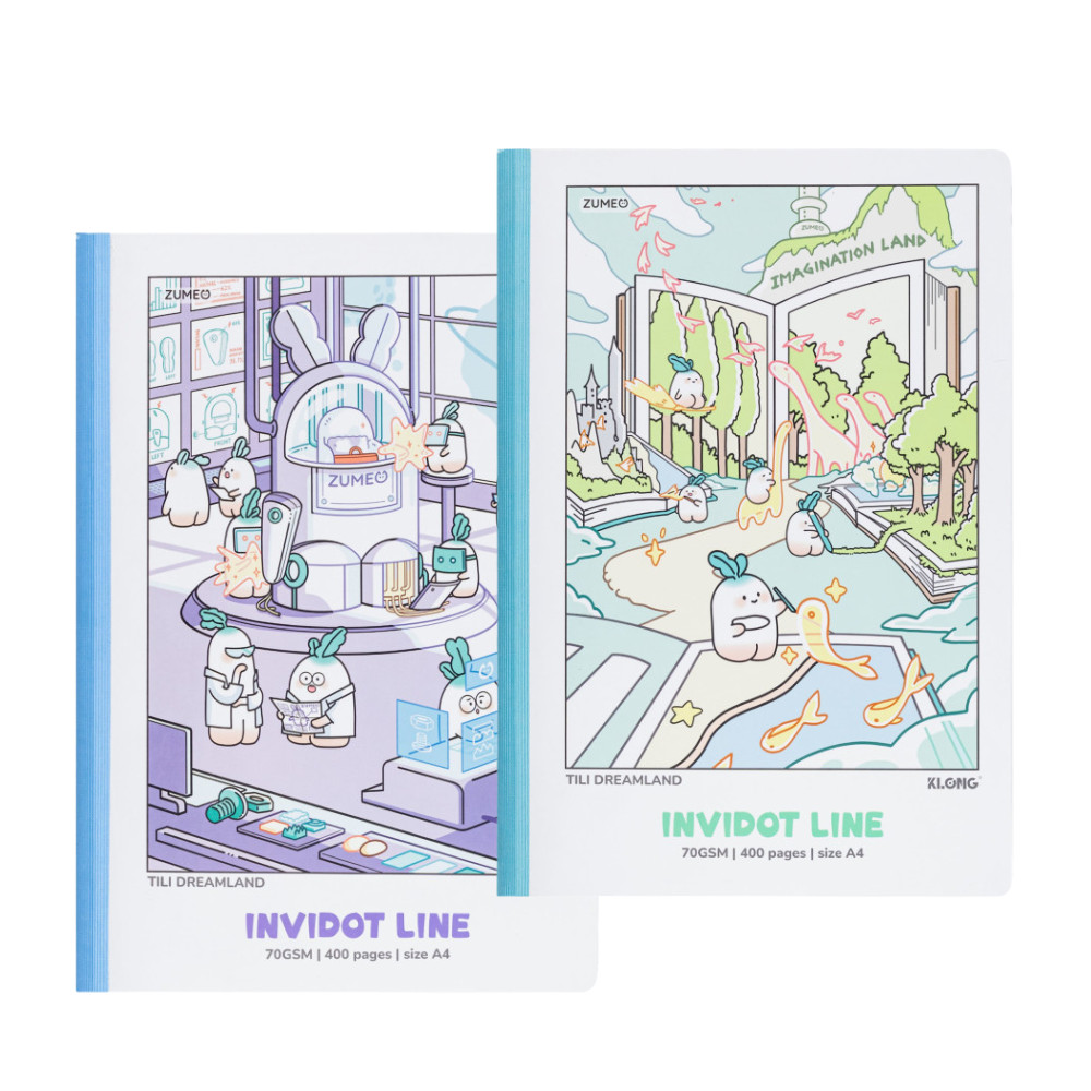 Vở học sinh klong tili dreamland MS 213 Tập a4 với 400 trang giấy 70gsm kẻ ngang chống lóa