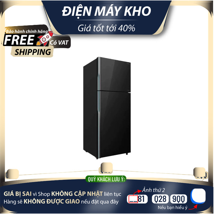 R-FVX450PGV9 GBK Tủ lạnh Hitachi Inverter 339 lít R-FVX450PGV9 GBK màu đen )