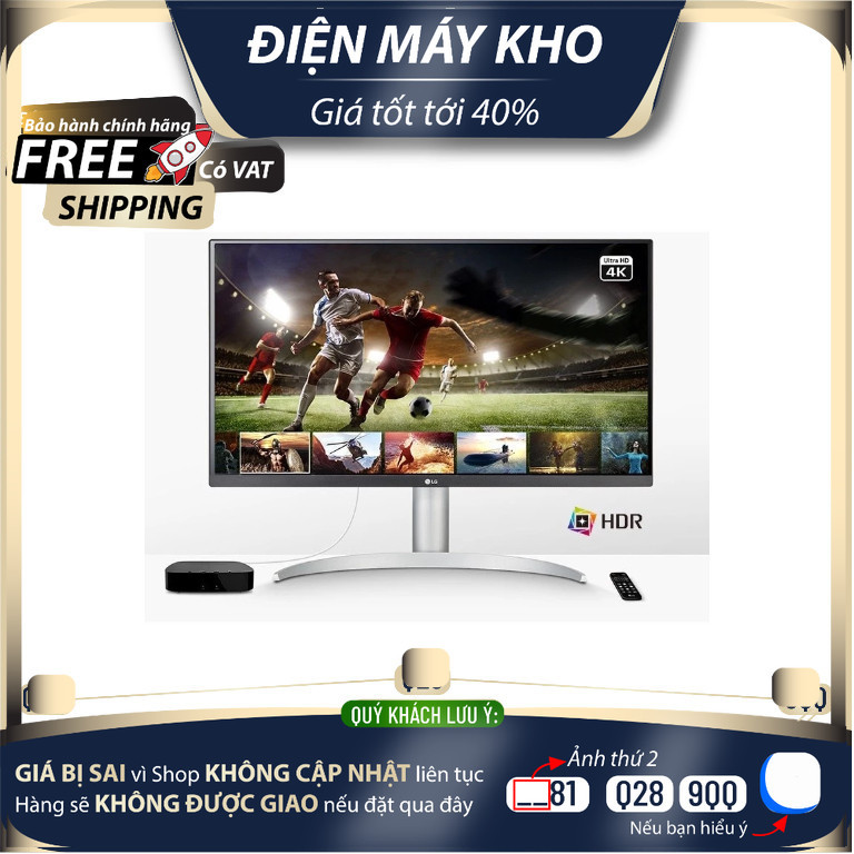 Giảm 3 triệu Màn hình LG 27'' UHD 4K IPS 27UP850N-W.ATV Mới 100%