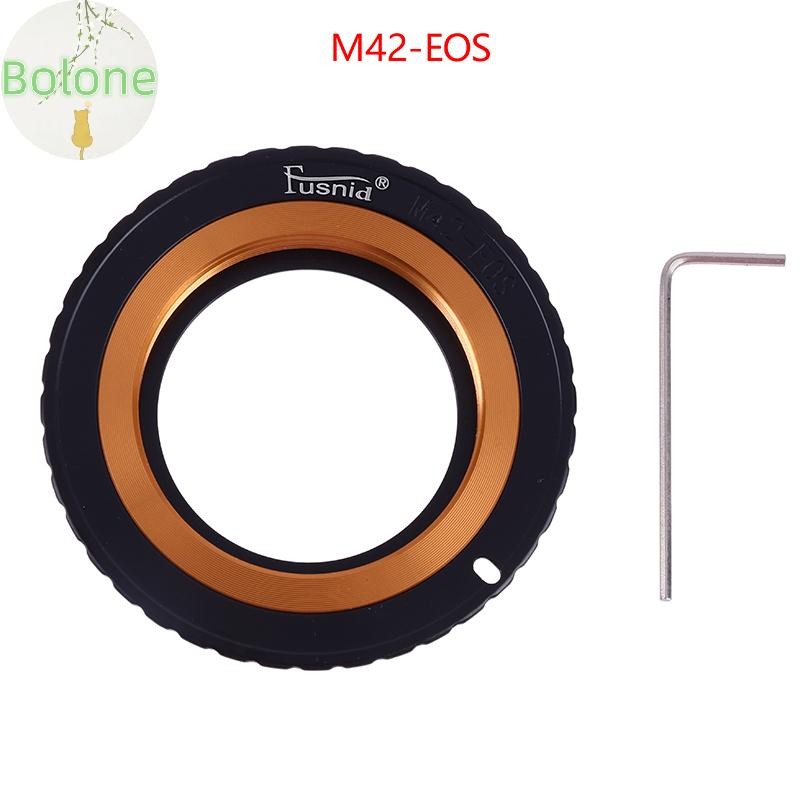 Bolone M42 Ống Kính Sang Canon EOS EF Adapter Vòng Có Thể Điều Chỉnh Ống Kính M42 Cho Canon EOS SLR 