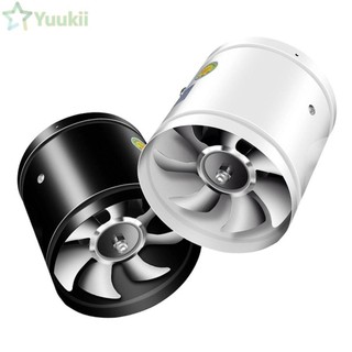 Quạt Xả YUUKII, Quạt Xả Tắt Tiếng Siêu Hút 4 '' 6 '', Thông Gió Không Khí Mạnh Mẽ Ống Đen Trắng Vệ Sinh Trần Nhà Bếp Gia Đình