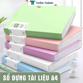 File Đựng Giấy Tờ A4 Trong Suốt - File Lá Đa Năng, Chống Thấm Nước, Dễ Dàng Phân Loại Tài Liệu