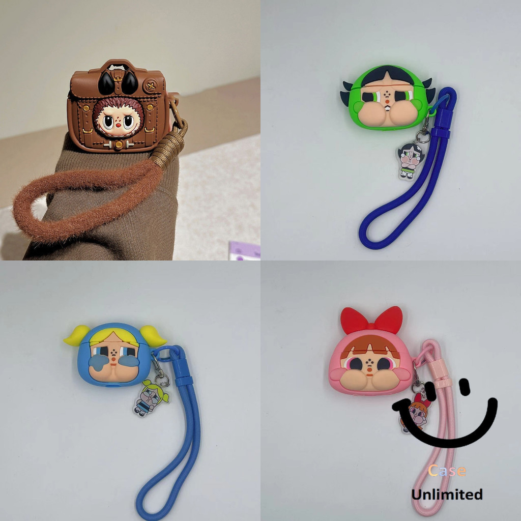 Dành Cho HOCO EW76 EW77 Case ốp tai ng EW78 Vỏ Tai Nghe Có Dây Buộc Nữ Cảnh Sát 3 Màu Dễ Thương hộp 