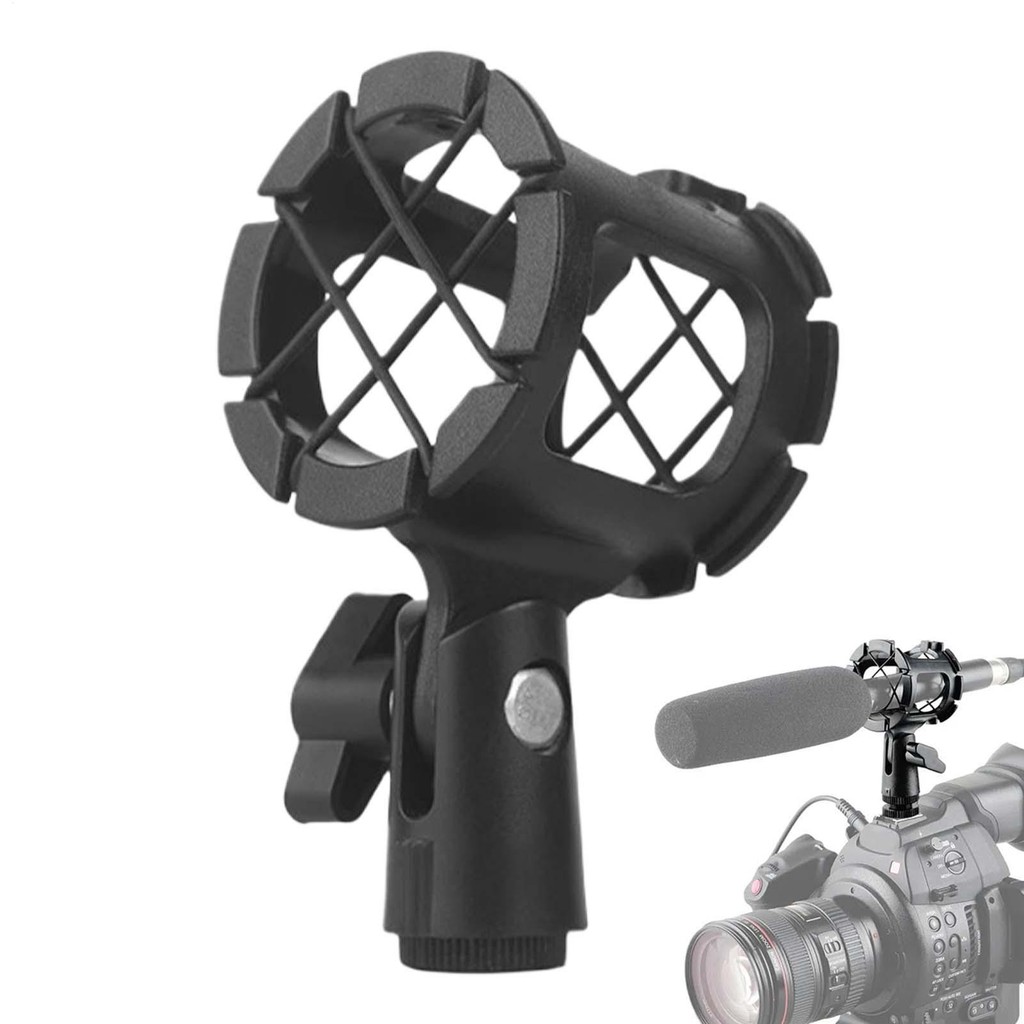 For recording studios
 Shock Mount Mic Holder Clip Anti Vibration Mic Holder Shockmount Recording Mi