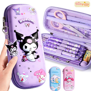 【BabyJoy Hộp đựng bút 3D,Hộp Bút Kuromi Melody Cinnamoroll Dễ Thương,Chống Nước và Bụi Bẩn Ngoại hình cao 