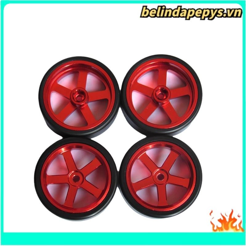 Bánh xe lốp xe RC cho LDRC AE86 cho LDRC AE86 Đen + Đỏ